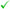 check mark